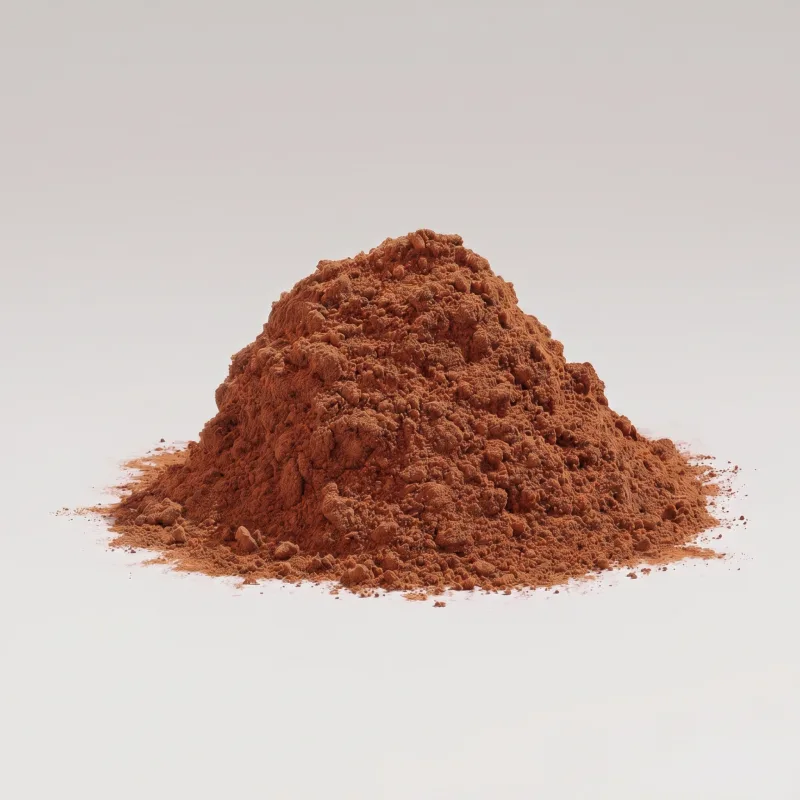 Cacao, grey studio close-up