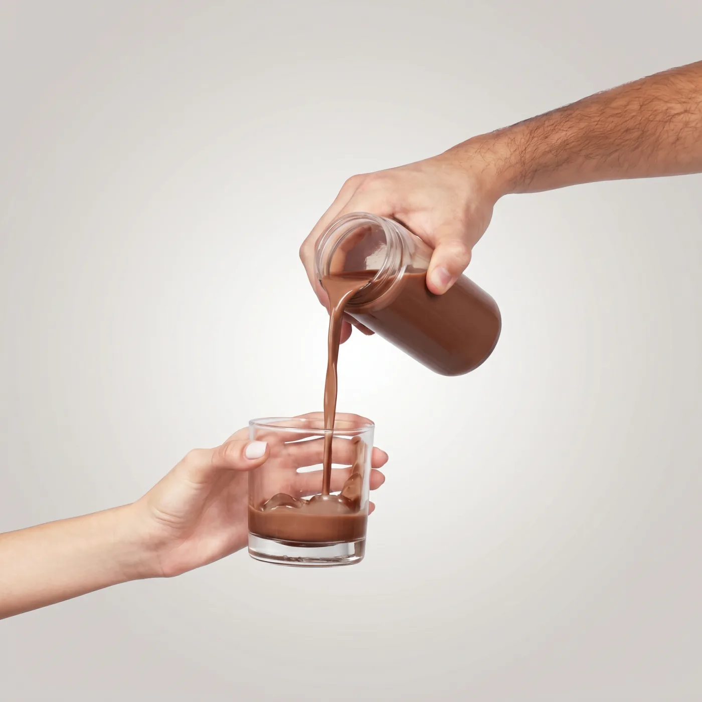 A glass of rich Thunder Honey cacao